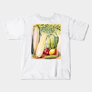 Vegetable Seed Catalogue, 1900s Kids T-Shirt